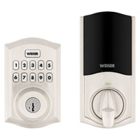 Weiser HC620 TRL Home Connect 620 Traditional Electronic Lock with Z-Wave 700, Satin Nickel