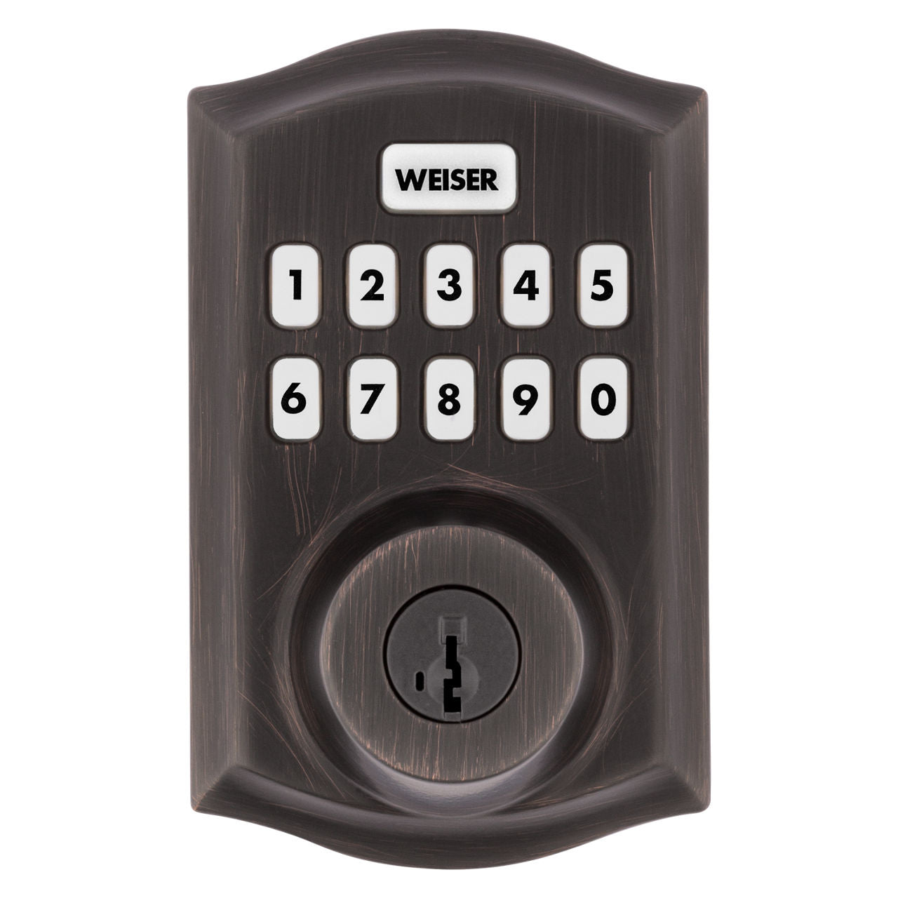 Weiser HC620 TRL Home Connect 620 Traditional Electronic Lock with Z-Wave 700, Venetian Bronze