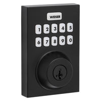 Weiser HC620 CNT Home Connect 620 Keypad Connected Smart Lock with Z-Wave 700 Chipset, Matte Black