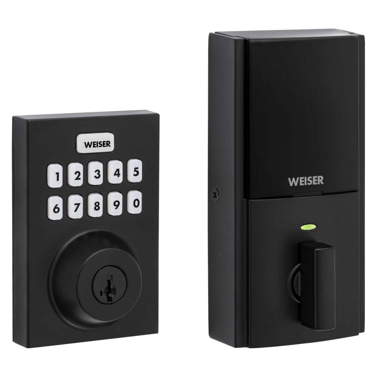 Weiser HC620 CNT Home Connect 620 Keypad Connected Smart Lock with Z-Wave 700 Chipset, Matte Black