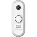 First Alert CAMW-WDB VX1 HD Video Doorbell Camera, White/Gray Trim